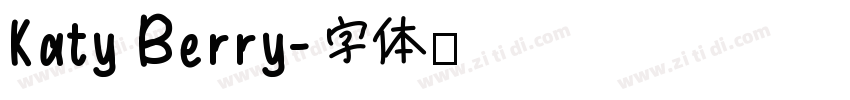 Katy Berry字体转换